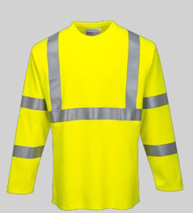 Picture of Portwest Hi Visibility Flame Resistant Long Sleeve Shirt