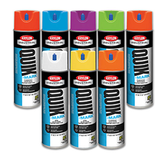 Picture of Krylon Quik Mark Water Inverted Marking Paint, Water Based, 20 oz can