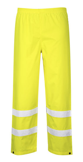 Picture of Portwest Class E Hi Vis Pants Waterproof Yellow