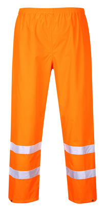 Picture of Portwest Class E Hi Vis Pants Waterproof Orange