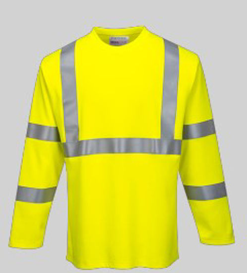 Picture of Portwest Hi Visibility Flame Resistant Long Sleeve Shirt
