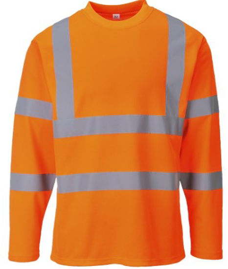 Picture of Portwest  COTTON COMFORT LONG SLEEVED T-SHIRT