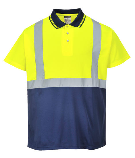 Picture of Portwest  Two-Tone Polo Yellow/Navy