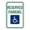 Picture of R7-8 RESERVED PARKING  Aluminum Diamond Grade