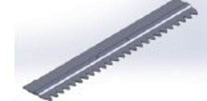 Picture of Gencor - 30” Aluminum blade, serrated one edge, plain other edge with Handle and Bracket