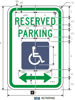 Picture of R7-8 RESERVED PARKING  Aluminum Diamond Grade