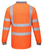 Picture of Portwest  Hi-Vis Long Sleeved Polo