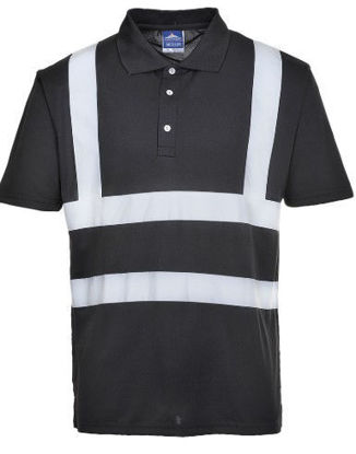 Picture of Portwest  Iona Poloshirt Black