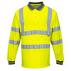 Picture of Portwest  Hi-Vis Long Sleeved Polo