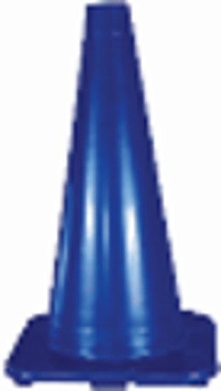 Picture of Cortina Traffic Cone, 18in, 3lbs Blue