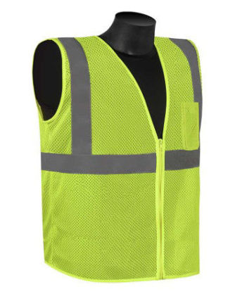 Picture of Liberty Gloves & Safety- Hi -Viz  FR Lime Green Mesh Safe Vest