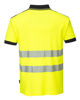 Picture of Portwest  PW3 Hi-Vis Shirt Sleeve Polo Shirt Yellow/Black