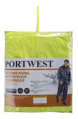 Picture of Portwest Hi Visibility  Essentials Rainsuit (2 Piece Suit)