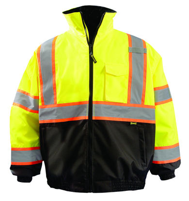 Picture of OccuNomix Hi Visibility Quilted Bomber Jacket